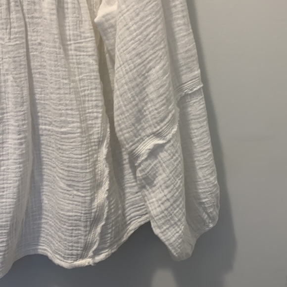 Free People We The Free Pullover Ivory White  size medium - Picture 9 of 10